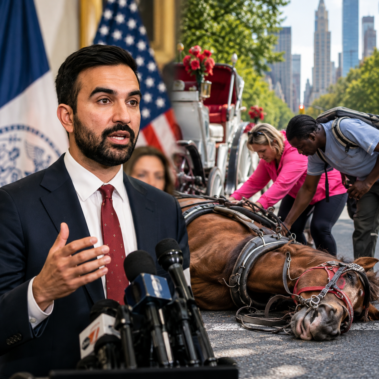 New York City Moves Toward Ending Horse-Drawn Carriages After More Than 150 Years
